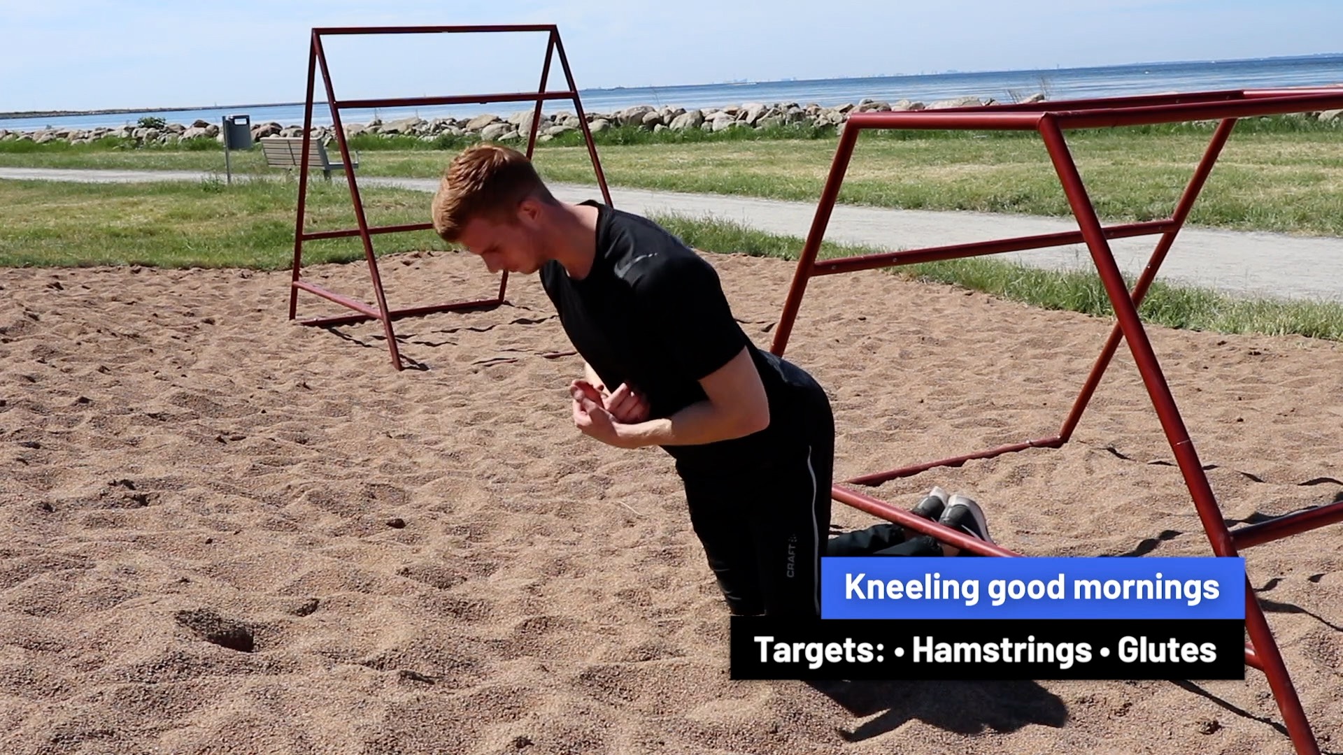 Kneeling good mornings Exercise Lower Body